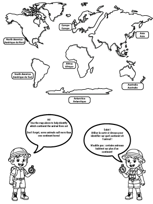 Carte du monde